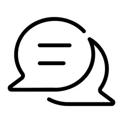 chat line icon