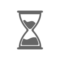 hourglass icon vector. old timer