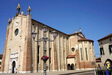 Historic church of Montagnana, Italy