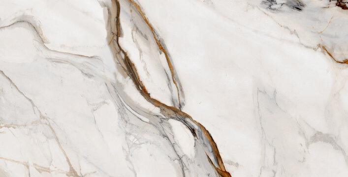 white statuario marble texture background with brown vines. carrara statuario glossy granite for architecture ceramic slab tile design. glossy satvario limestone thassos quartzite.