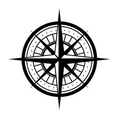 compass rose star cartography exploration expedition vector