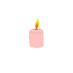 pink candle