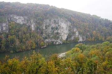 Fototapeta premium The Donau river near Kelheim, Bavaria - Germany.