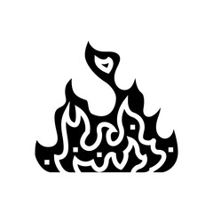 inferno glyph icon vector. inferno sign. isolated symbol illustration