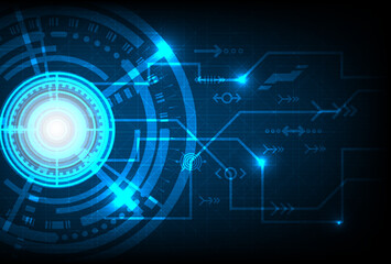 Abstract technology background Hi-tech communication concept  background vector illustration