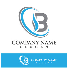 Creative B letter logo design