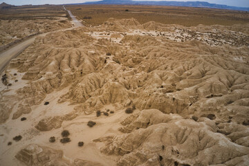 Landscape in the Bardenas Reales