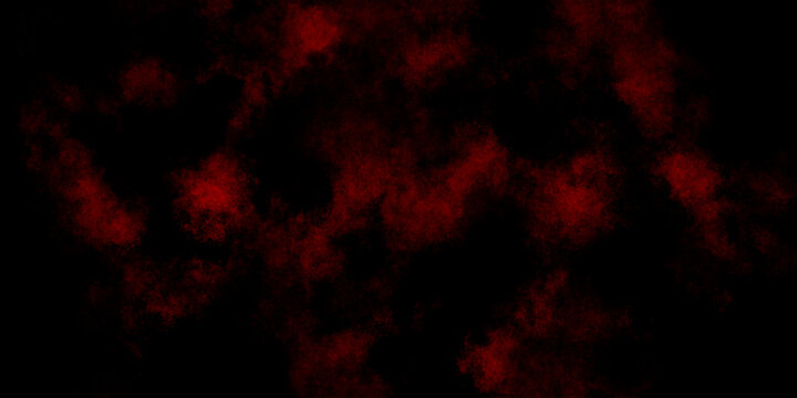 Abstract background with Scary Red and black horror background. Dark grunge red concrete . Grungy red canvas background or texture .Textured Smoke. abstract background with natural texture	