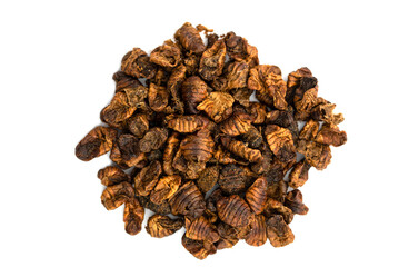 the dried silkworm larva - animal food
