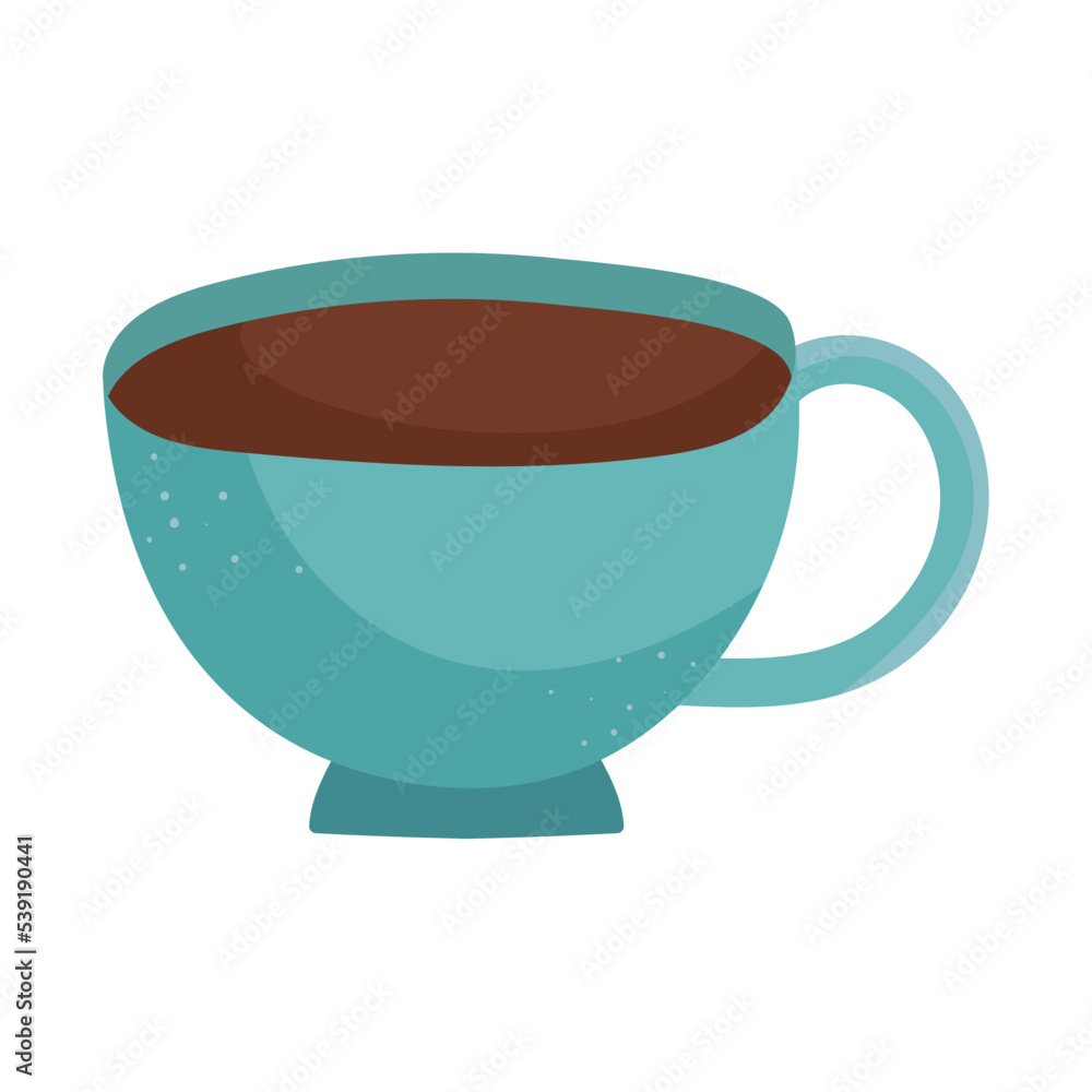 Poster chocolate mug icon