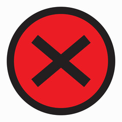 Obraz premium delete symbol