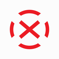 Obraz premium delete symbol