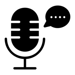podcast glyph icon