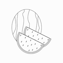 black and white watermelon 