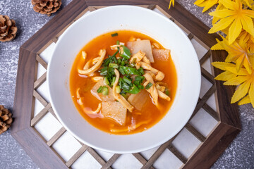 Squid stew, one of Korean food