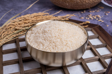 One of the grain types rice