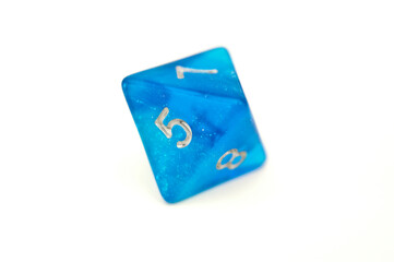 platonic die Octahedron isolated