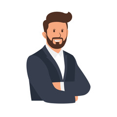 businessman character illustration design. cartoon character design