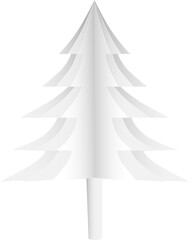 Fototapeta premium Christmas Tree. Illustration Style