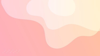 Abstract pink fluid shape modern background with copy space, vector.