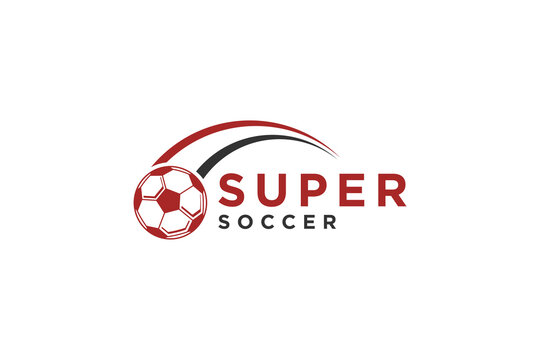 Sports football logo design super soccer icon  symbol tournament