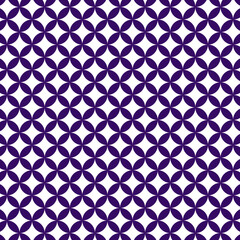 Fototapeta premium Violet Flower Of Life Sacred Geometric Pattern Vector Illustration