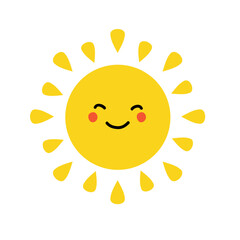  character summer sun doodle