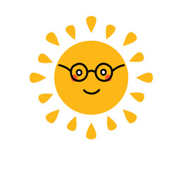  character summer sun doodle