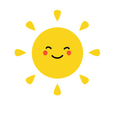 character summer sun doodle