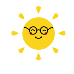  character summer sun doodle