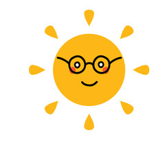  character summer sun doodle