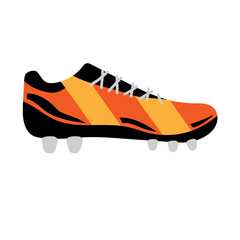 soccer sport shoes illustration