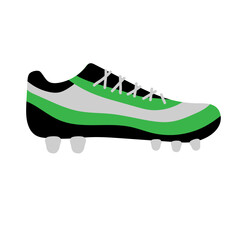 soccer sport shoes illustration