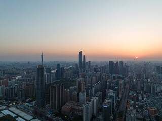 Aerial view of Guangzhou