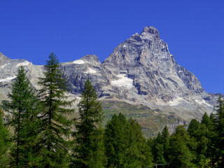 Mount Cervino (or Matterhorn), Aosta Valley, north Italy