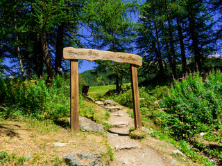 Blue Lake, Aosta Valley, Italy