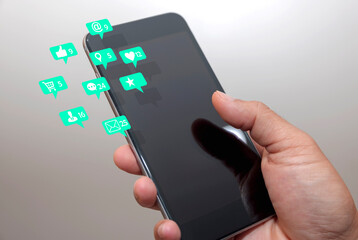 online banking concept modern finance digital finance Electronic banking and financial transactions with modern technology smartphones.