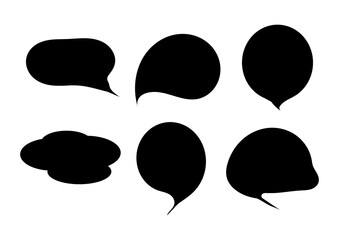 The illustrations and clipart. Vector image. Abstract image. Social media speech bubbles. Message or speech bubbles on a white background.