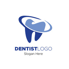 dentist logo template vector design