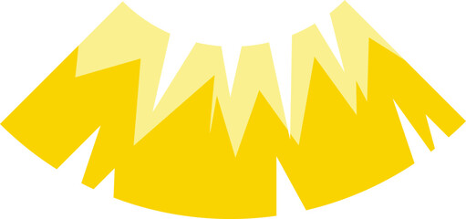 pineapple vector design illustration isolated on transparent background