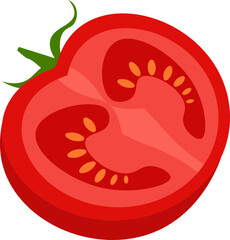 tomato vector design illustration isolated on transparent background