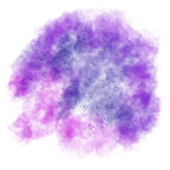 Fototapeta premium Smoke Splash Abstract Space Watercolor