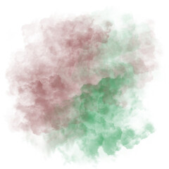 Smoke Splash Abstract Space Watercolor