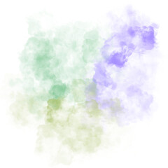 Smoke Splash Abstract Space Watercolor
