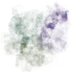 Smoke Splash Abstract Space Watercolor