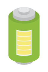 isometric battery icon