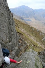 Scotland, Snowdonia. Hiking and climbing ridges through the wilderness during Spring time. Some days are sunny some days are rainy, but all of them are an adventure

