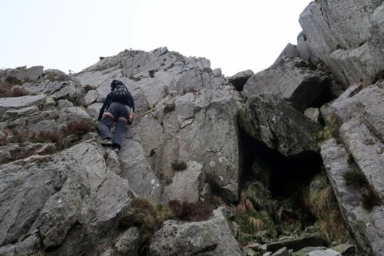 Scotland, Snowdonia. Hiking and climbing ridges through the wilderness during Spring time. Some days are sunny some days are rainy, but all of them are an adventure

