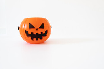 halloween pumpkin on white background