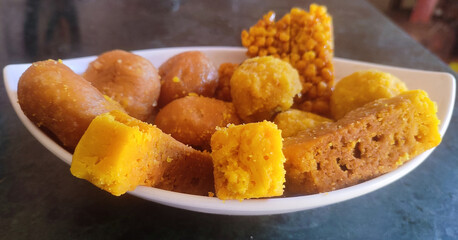 Indian festival traditional sweets tasty delicious yummy dish Indian sweets for Diwali Holi Sankranti Indian mithai for celebrations